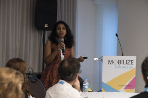 Aswathy Dilip of ITDP India explained the changes made to increase bicycle usage in India.