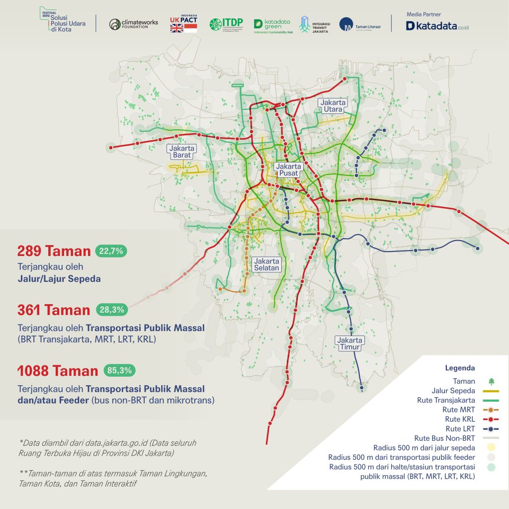 Infografik Peta Akses Taman dari Transportasi Publik - Institute for ...